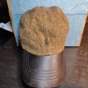 Vintage Polo Ralph Lauren wool long bill cap rare!